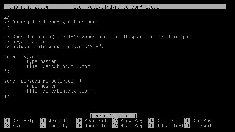 Membuat Server DNS dengan Bind9 di Debian 5