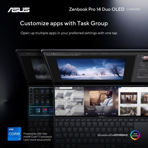 ScreenPad Plus Laptop ASUS Zenbook Pro 14 Duo OLED