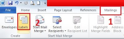 Cara Mudah Membuat Label Undangan di Ms Word