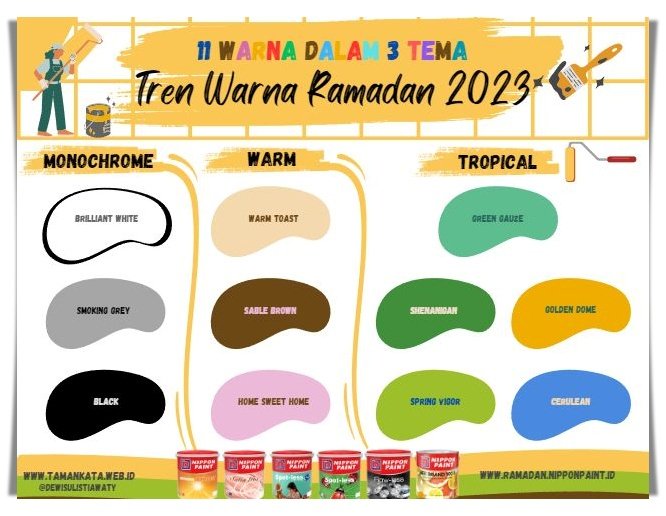 Tren Warna Ramadan 2023 dari Nippon Paint