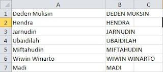 Cara Merubah Huruf Besar/Kecil di Ms. Excel