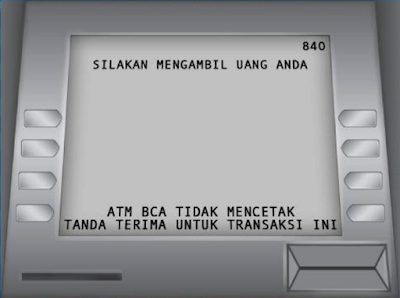 Gambar ATM BCA, Silahkan ambil uang di mesin ATM - hostze.net