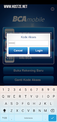 Kode Akses Aplikasi BCA Mobile - hostze.net