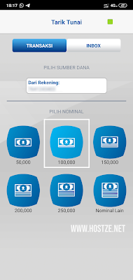 Pilih Nominal BCA Mobile - hostze.net