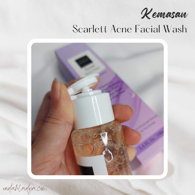 Kemasan Scarlett Acne Facial Wash